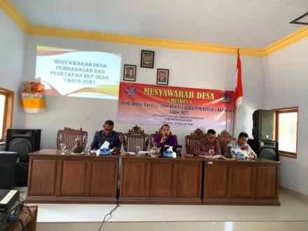 Musyawarah Desa Pembahasan & Penetapan RKP Desa Tahun 2027